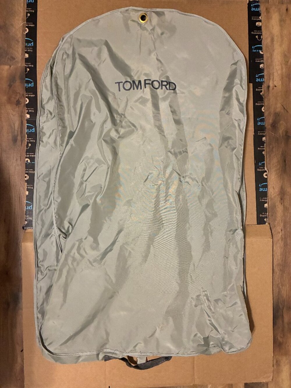 Authentic Tom Ford Gray Nylon Travel Garment Bag with Handles